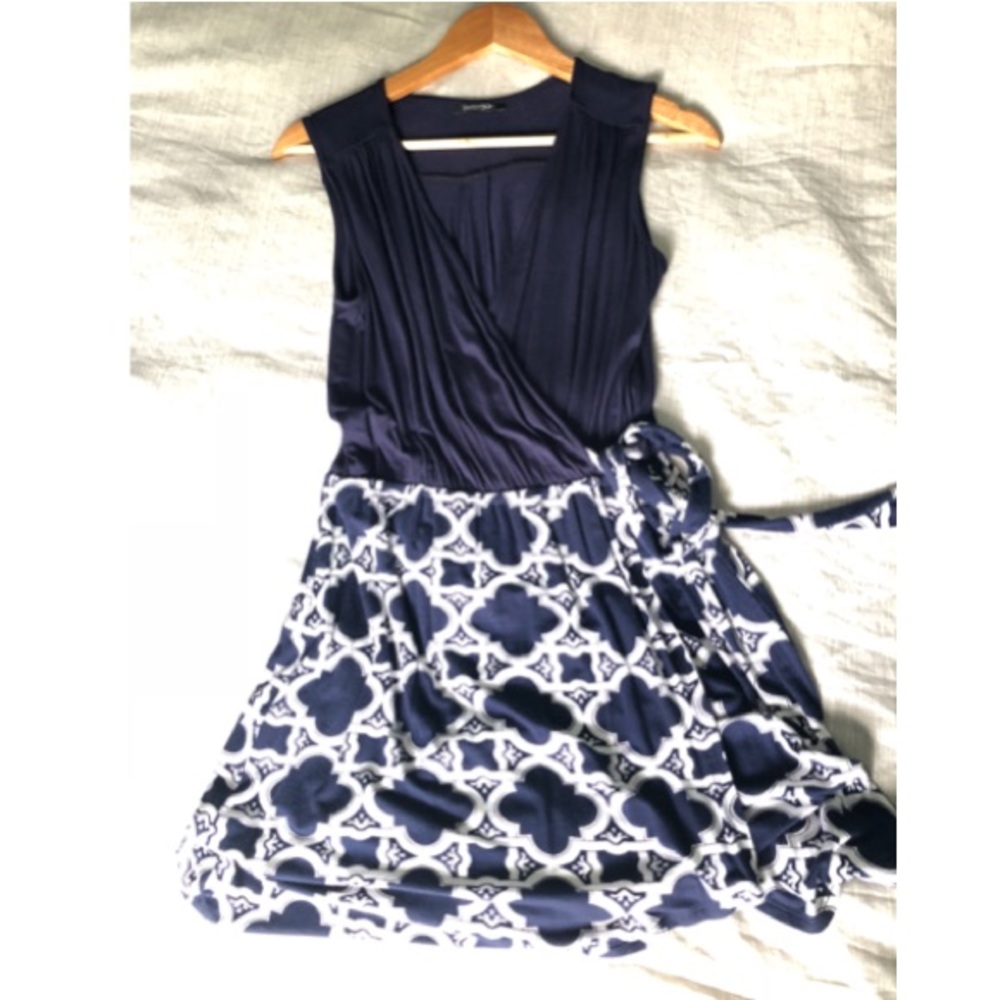 Papermoon / Stitch Fix knit faux wrap dress